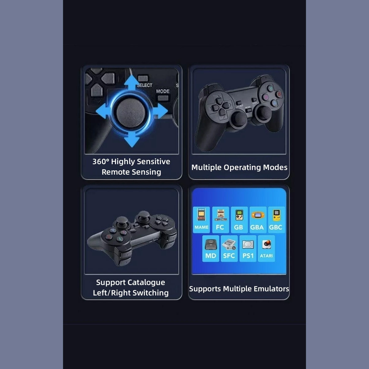 Consola de Juegos 2.4G Gamepad Juegos Retro